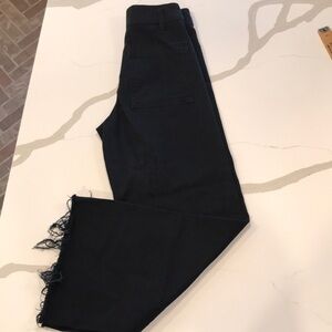 Black Zara Marine Wide Leg Pants